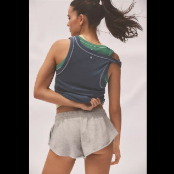 Brand New Daily Practice by Anthropologie Heather Bleacher Shorts - Picture 4 of 6